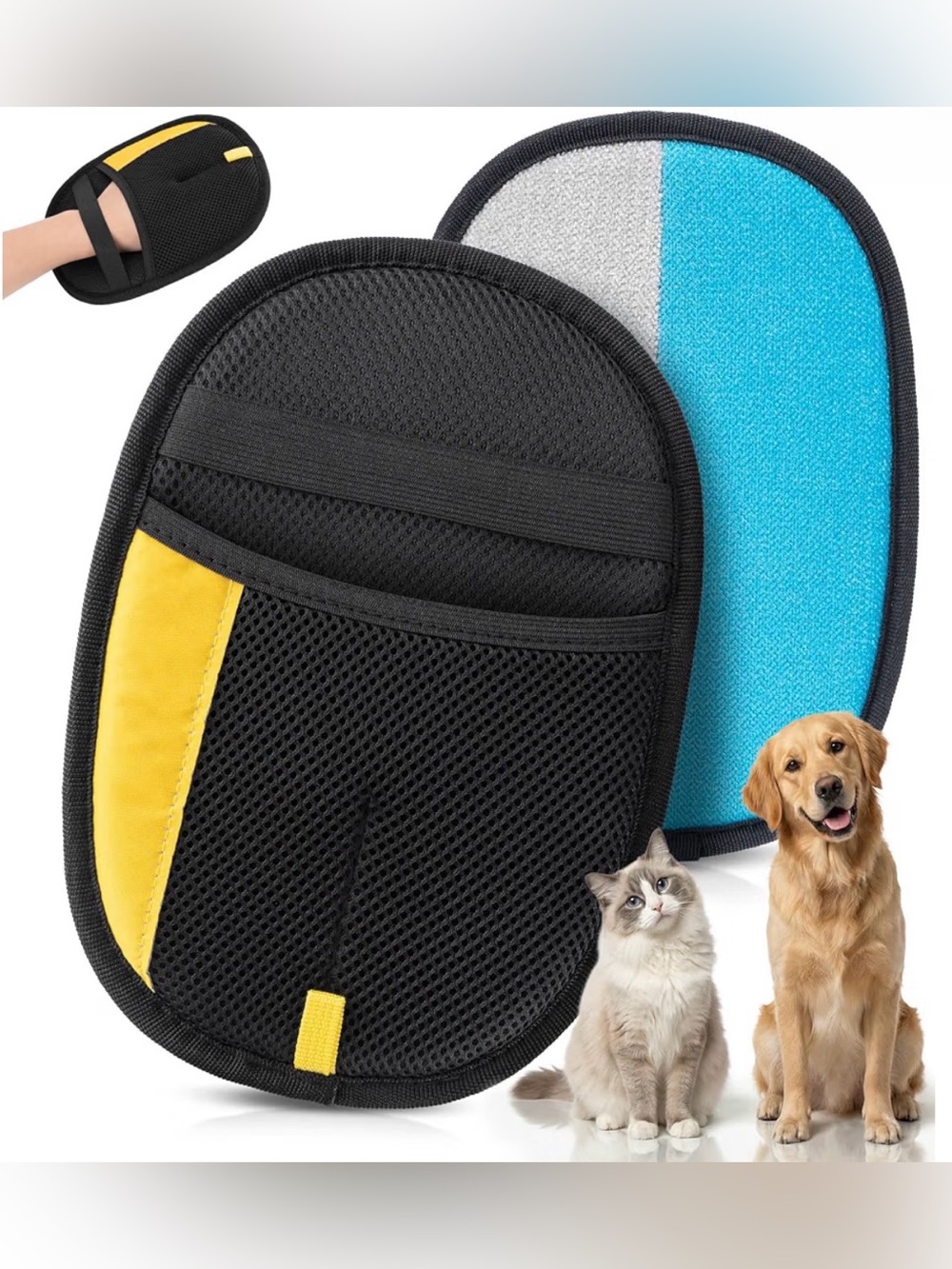 Pet Hair Removal Glove for Cat & Dog Reusable